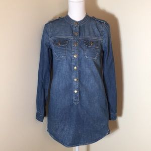 GAP 1969 Denim Tunic Shirt, Size XS